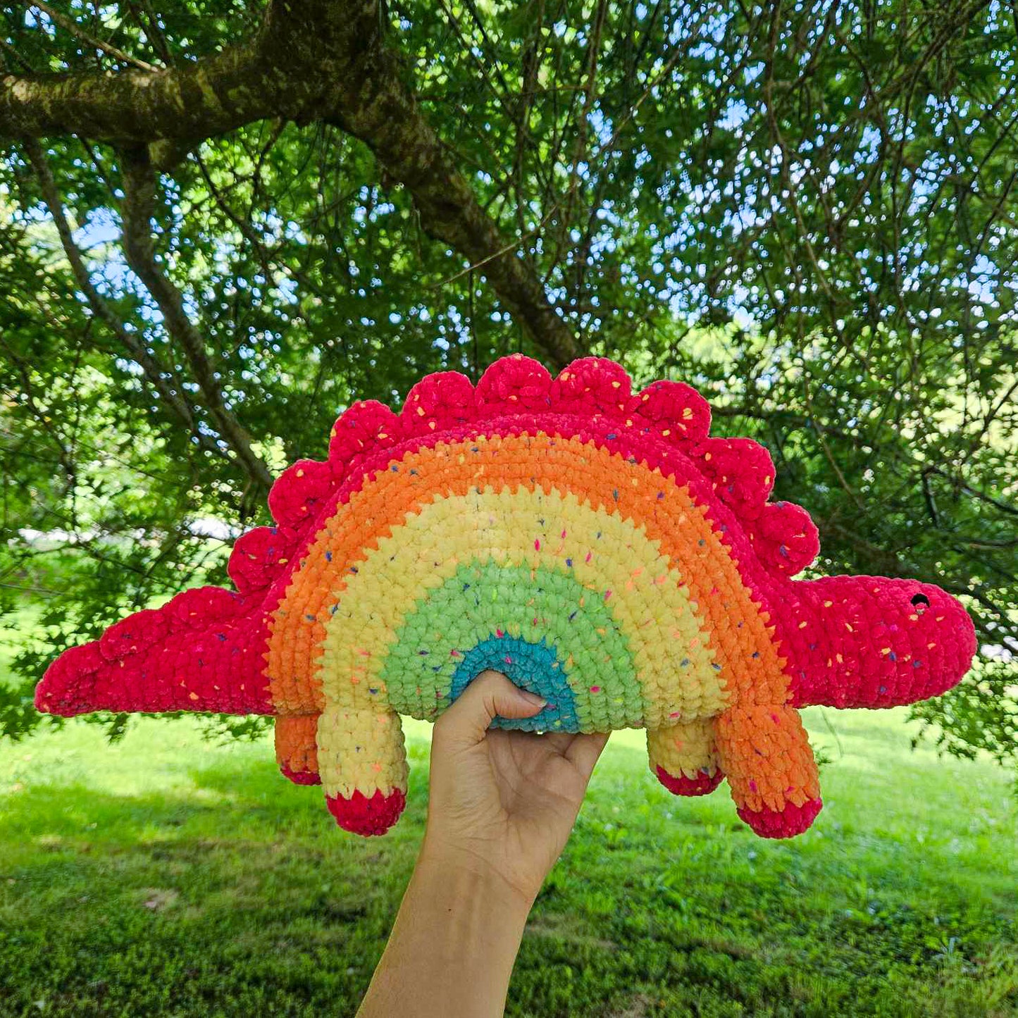 Jumbo Rainbow Dinosaur - Bright