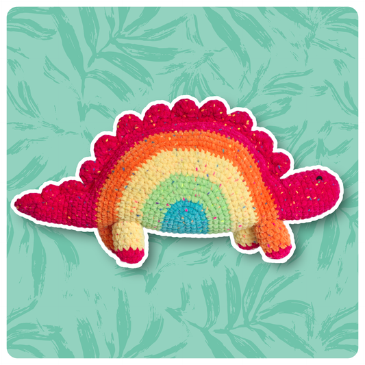 Jumbo Rainbow Dinosaur - Bright
