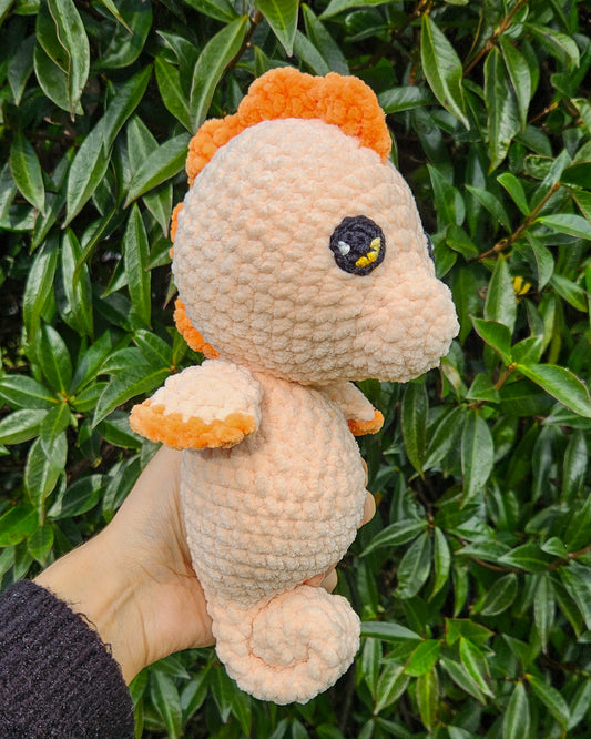 Plush Seahorse - Orange