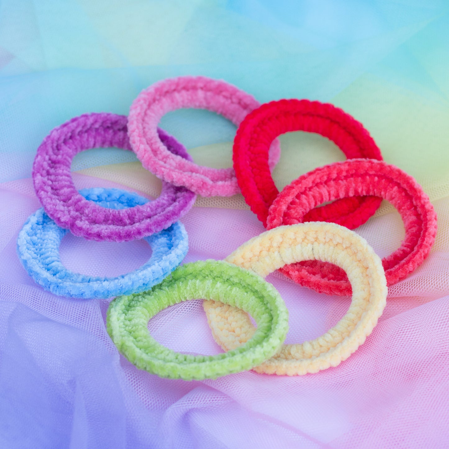 Rainbow Hairties