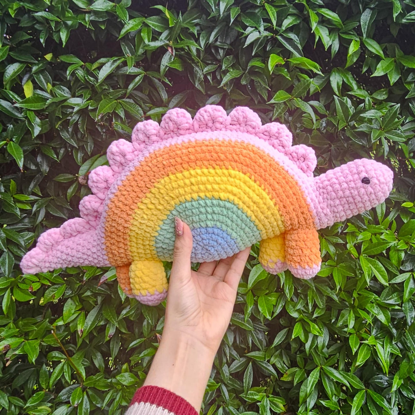 Jumbo Rainbow Dinosaur - Pastel