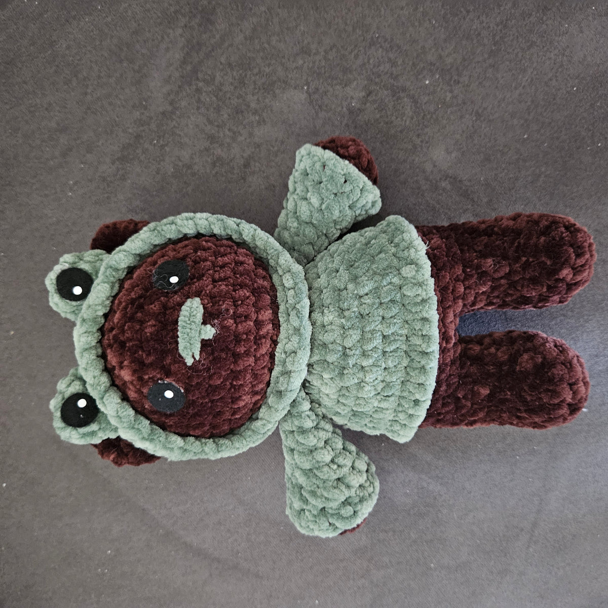 L - Bear - frog hood